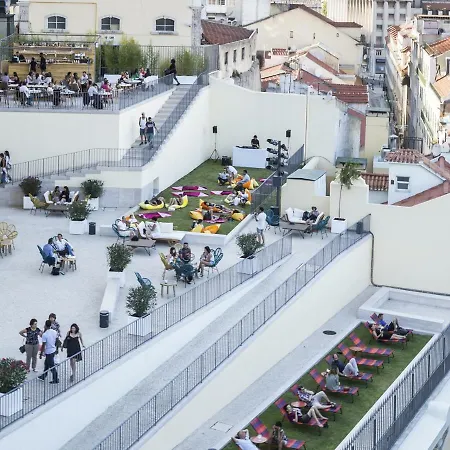 Chiado With View To The Castle *